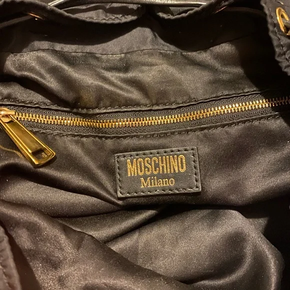 MOSCHiNO Black backpack ((MiLANO)) - Picture 10 of 11
